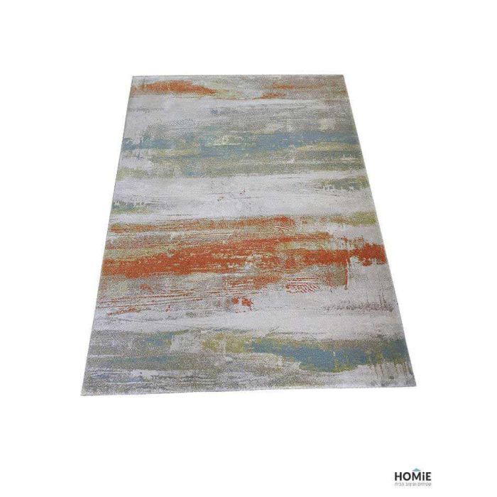 שטיח מודרני אבסטרקטי דגם טוליפ 01/524 בסלון – מראה מגניב וצבעוני, יוקרתי וסטייליסטי לכל חלל הבית - מוצג בשלמותו