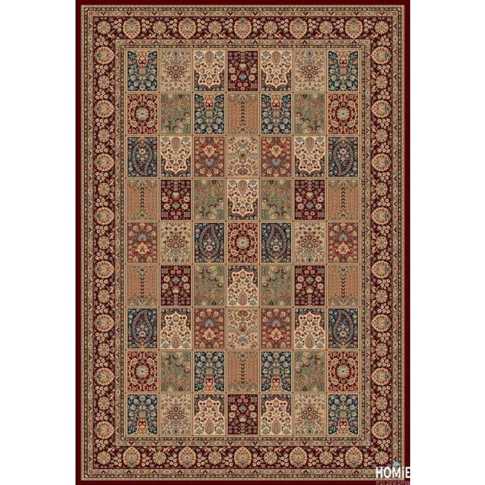 שטיח קלאסי צבעוני פרחוני יצירת אומנות דגם בסטיליה 02/10. 