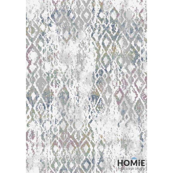 שטיח וינטג' גיאומטרי אבסטרקטי מודרני צבעוני מעויינים דגם סיציליה 716. השטיח היוקרתי עשוי היטסט-ויסקוזה ויתאים לסלון, חדר שינה, חדר ילדים ותינוקות, מסדרון, פינת אוכל, חדר עבודה, משרד, אולם אירועים ועוד.