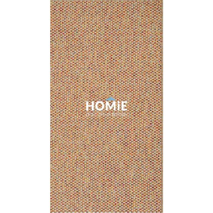 שטיח קש קלוע כפרי צבעוני  דגם קריביים 01 - מוצג בשלמותו