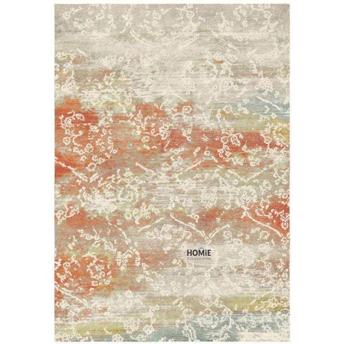 שטיח וינטג' אבסטרקטי מודרני צבעוני יוקרתי לסלון, לחדר שינה, לחדר ילדים ושאר חלל הבית דגם טוליפ 54/24. 