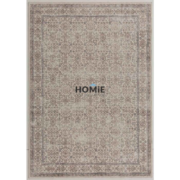 שטיח וינטג' אתני קלאסי דגם ארתור 07 בגוון בז' – תצוגה מלאה