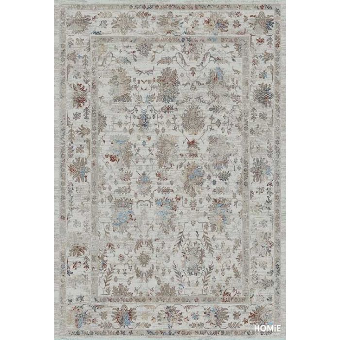 שטיח וינטג' פרחוני צבעוני מודרני יוקרתי דגם מיכאלה 22A לסלון, לחדר שינה, לחדר ילדים, לאמבטיה, למסדרון, למטבח, לפינת אוכל, לחדר עבודה ולמשרד. 