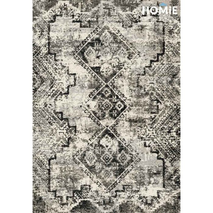 שטיח וינטג' מעויינים יוקרתי דגם ווסטרוז בצבע אפור שחור. השטיח האיכותי בסגנון הענתיקה הוא שילוב של מודרניות וקלאסיות בצוותא. יתאים לסלון, לחדר שינה, לחדר ילדים, לאמבטיה, למסדרון, למטבח, לפינת ישיבה, לחדר אורחים, לפינת אוכל, לחדר עבודה ולמשרד. 