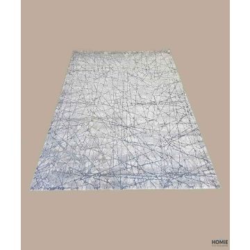 שטיח אבסטרקטי גיאומטרי אפור משולשים דגם ג'סיקה 20/95