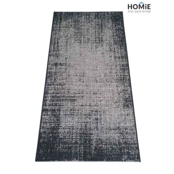 שטיח חבל אבסטרקטי מודרני אפור שחור דגם וויסטלר 32/290. 