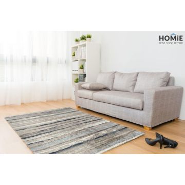 שטיח אבסטרקטי מודרני כחול תכלת בז' מוקה דגם ונוס 04. השטיח היוקרתי ישתלב בסלון, חדר שינה, חדר ילדים ותינוקות, מסדרון, חדר אורחים, חדר משחקים, פינת ישיבה, פינת אוכל, חדר עבודה, משרד, בית ספר וגן ילדים. 