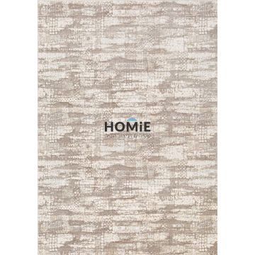 שטיח אבסטרקטי מודרני שמנת דגם קולסון 01. השטיח היוקרתי מתאים לסלון ושאר הבית. 