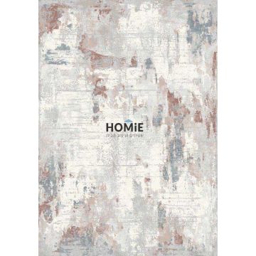 שטיח אבסטרקטי מודרני ורוד אפור דגם קמילה 67/56. השטיח היוקרתי העשוי היטסט-ויסקוזה ישתלב בסלון, חדר שינה, חדר ילדים, מסדרון, חדר אורחים, פינת ישיבה, פינת אוכל, מטבח, חדר עבודה ומשרד. 