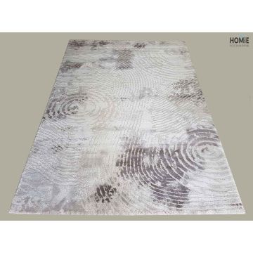 שטיח אבסטרקטי מערבולת חום בז' ג'סיקה 17/80