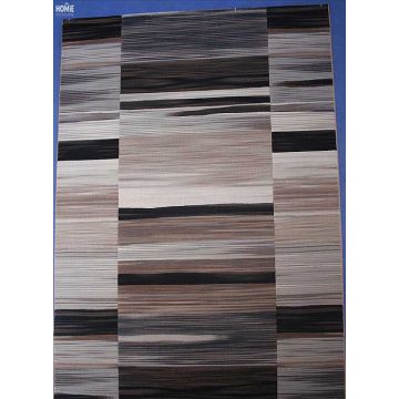 שטיח אבסטרקטי חום בז' פסים דגם דונטלו 54/70