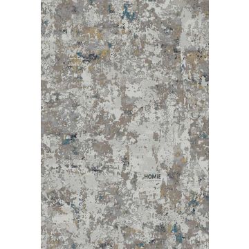 שטיח אבסטרקטי מודרני צבעוני דגם מיכאלה 67B. השטיח היוקרתי יתאים לסלון ושאר הבית.