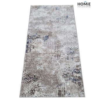 שטיח אבסטרקטי מודרני יוקרתי בצבע שמנת כחול נייבי דגם אלכסנדרה 10/35. השטיח העשוי היטסט-ויסקוזה (המקנה לו מגע קטיפתי של משי) מתאים לסלון, לחדר שינה, לחדר ילדים, לאמבטיה, למטבח, למסדרון, לפינת אוכל, לחדר עבודה ולמשרד. 