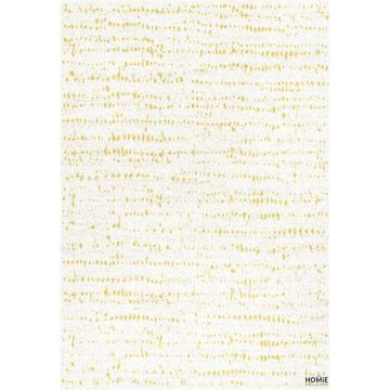 שטיח אבסטרקטי נקודות צבע חרדל שמנת דגם עמנואל 14/863 לסלון, לחדר שינה, לחדר ילדים, למטבח ושאר חלל הבית. 