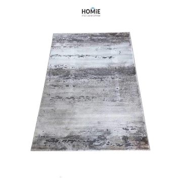 שטיח אבסטרקטי מודרני אפור בז' לסלון, לחדר שינה, לחדר ילדים, למטבח ושאר חלל הבית דגם אוליביה 12/975. 