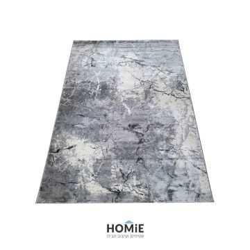 שטיח אבסטרקטי מודרני יוקרתי דגם אלכסנדרה 54/95 בצבע אפור בהיר, אפור כהה ושחור. השטיח ישתלב יפה בסלון, בחדר שינה, בחדר ילדים, באמבטיה, במטבח, במסדרון, בפינת אוכל, בחדר עבודה ובמשרד. 