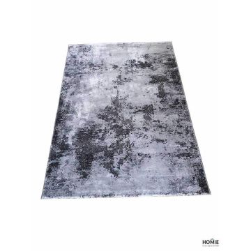 שטיח אבסטרקטי מודרני יוקרתי דגם אוליביה 07/990 בצבע אפור בהיר, אפור כהה ושחור. השטיח יתאים לסלון, לחדר שינה, לחדר ילדים, לאמבטיה, למסדרון, למטבח, לפינת אוכל, לפינת ישיבה, לחדר אורחים, לחדר עבודה ולמשרד.