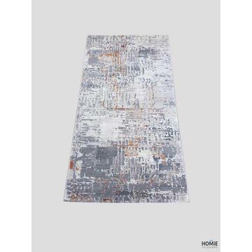 שטיח אבסטרקטי אפור כתום דגם סיישל 22/21