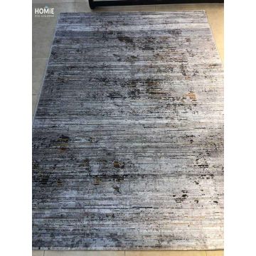 שטיח אבסטרקטי כתום דגם טורינו 74A לסלון, לחדר שינה, לחדר ילדים, למטבח ושאר חלל הבית. 