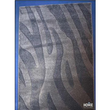 שטיח אבסטרקטי אפור גלים דגם אקסלנס 02