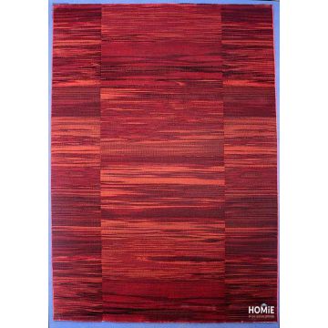 שטיח אבסטרקטי אדום בורדו פסים דגם דונטלו 88/10
