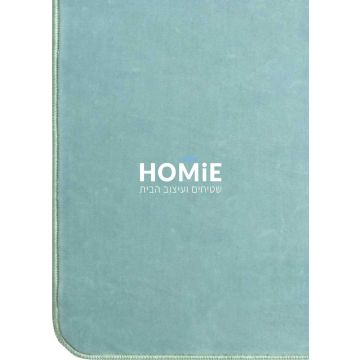 שטיח אמבטיה ויסקוזה חלק מודרני כפרי ירוק מרווה דגם פטריק 03. 