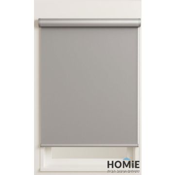 וילון גלילה האפלה 100% דגם לורד עם קסטת אלומיניום – מוצג במלואו