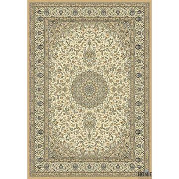 שטיח קלאסי מדליון יוקרתי ומהודר דגם בסטיליה 01/65 בצבע בז' ותכלת.