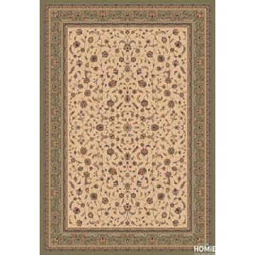 שטיח קלאסי ירוק פרחוני סופר יוקרתי ומהודר דגם בסטיליה 16/164. השטיח מתאים לסלון, חדר שינה, חדר אורחים, מסדרון, מטבח, פינת אוכל, פינת ישיבה, חלל הכניסה לבית, חדר עבודה ומשרד. 