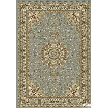 שטיח קלאסי מדליון יוקרתי ומהודר דגם בסטיליה 85/190 בצבע תכלת. 