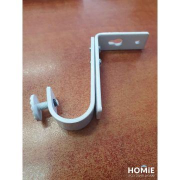 תושבת תקרה מתארכת מאלומיניום למוט וילון – מבט מלא על הרגל בעיצוב יוקרתי