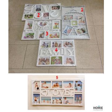 מסגרות דקורטיביות עמידות ומדליקות לתמונות עשויות פלסטיק קשיח