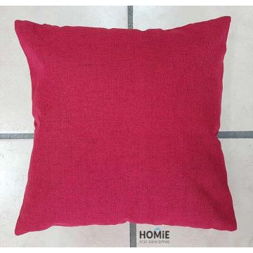 כרית נוי חלקה לסלון בורדו