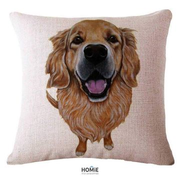 כרית נוי לסלון כלב גולדן רטריבר 1