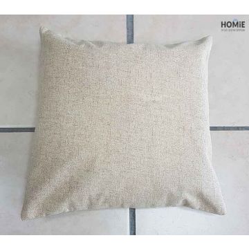 כרית נוי חלקה לסלון בז' בהיר