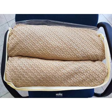 כיסוי סלון אלסטי בז' מעויינים עדינים דגם כריסטינה