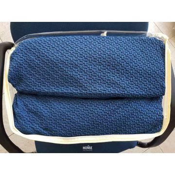 כיסוי סלון אלסטי כחול מעויינים עדינים 1+2+3 יוקרתי המתאים עצמו כמו כפפה לצורה וגודל הסלון