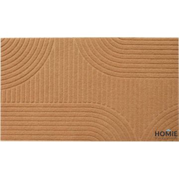 שטיח כניסה-סף (דמוי קוקוס) לבית גיאומטרי מודרני מעוצב צורות דגם מליבו 05 - מוצג במלואו