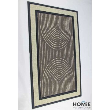 שטיח כניסה-סף לבית גומי עבה דקורטיבי קשתות טבעי דגם ניו יורק 02. 