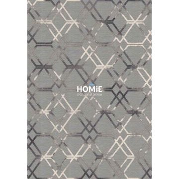 שטיח גיאומטרי אבסטרקטי מודרני יוקרתי דגם ברייטון בצבע אפור כסף. השטיח האיכותי יתאים לסלון, לחדר שינה, לחדר ילדים, לאמבטיה, למסדרון, למטבח, לפינת ישיבה, לחדר אורחים, לפינת אוכל, לחדר עבודה, למשרד, לבית הספר וגן ילדים. 