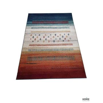 שטיח גיאומטרי אבסטרקטי שבטי (אתני) אינדיאני מודרני צבעוני יוקרתי דגם ורוניקה 01/697. השטיח מתאים לסלון, לחדר שינה, לחדר ילדים, למסדרון, למטבח, לפינת אוכל, לפינת/חדר משחקים, לחדר אורחים, לחדר עבודה ולמשרד. 