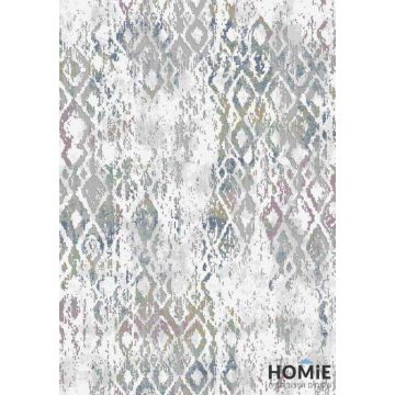 שטיח וינטג' גיאומטרי אבסטרקטי מודרני צבעוני מעויינים דגם סיציליה 716. השטיח היוקרתי עשוי היטסט-ויסקוזה ויתאים לסלון, חדר שינה, חדר ילדים ותינוקות, מסדרון, פינת אוכל, חדר עבודה, משרד, אולם אירועים ועוד.