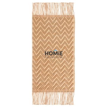 שטיח בוהו שיק אתני כפרי גיאומטרי מודרני כותנה זיגזג פודרה דגם הולנד 02. השטיח היוקרתי עשוי 100% כותנה, מגיע בצורות זיגזג מדליקות בשילוב שני גוונים מרשימים ופרנזים ארוכים אלגנטיים. השטיח יתאים לסלון, חדר שינה, ילדים ילדים, מסדרון, אמבטיה, מטבח, פינת אוכל, 