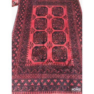 שטיח עבודת יד אפגני קלאסי יוקרתי עשוי 100% צמר ניו זילנדי דגם רגל פיל בצבע אדום. השטיח המיוצר באפגניסטן מתאים לסלון, לחדר שינה, למסדרון, למטבח, למשרד ועוד. 