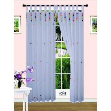 וילון לחדר ילדים פרחים צבעוניים דגם מתוקי