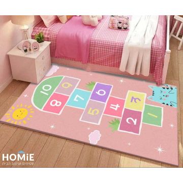 שטיח לחדר ילדים דגם קלאס צבעוני. השטיח האיכותי יתאים גם לגן ילדים ובית ספר.