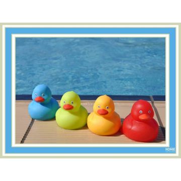 שטיח פי וי סי (PVC) דגם ברווזים צבעוניים