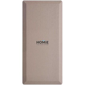 שטיח מטבח מודרני דמוי עור בז' דגם קלינטון 01. 