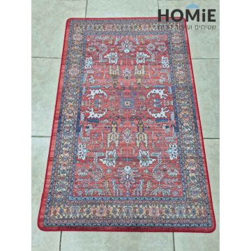 שטיח גומי למטבח דגם מדריד 80 פרחוני על הרצפה