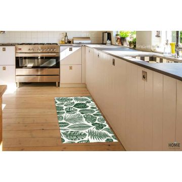 שטיח למטבח פי וי סי (PVC) ירוק דגם אמזונאס